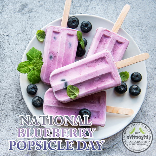 OverSoyed Fine Organic Products - National Blueberry Popsicle Day