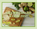 Grated Ginger & Lime Zest Artisan Handcrafted Spa Relaxation Bath Salt Soak & Shower Effervescent