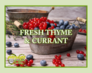 Fresh Thyme & Currant Artisan Handcrafted Natural Organic Eau de Parfum Solid Fragrance Balm