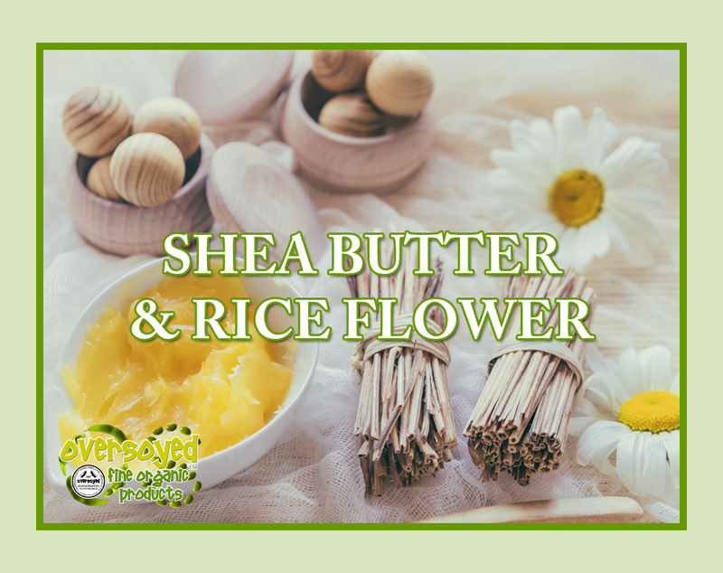 Shea Butter & Rice Flower Artisan Handcrafted Skin Moisturizing Solid Lotion Bar