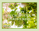 Leafy Eucalyptus & Garden Basil Artisan Handcrafted Spa Relaxation Bath Salt Soak & Shower Effervescent