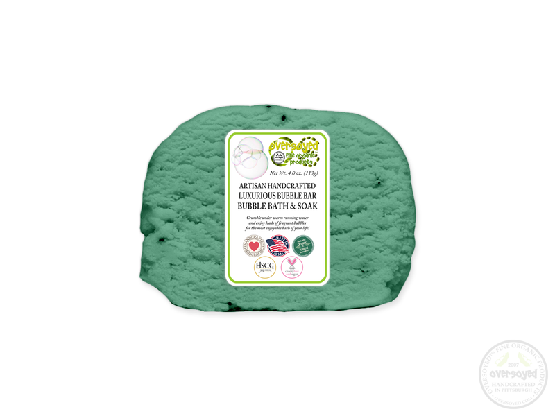 Green Clover & Aloe Artisan Handcrafted Bubble Bar Bubble Bath & Soak