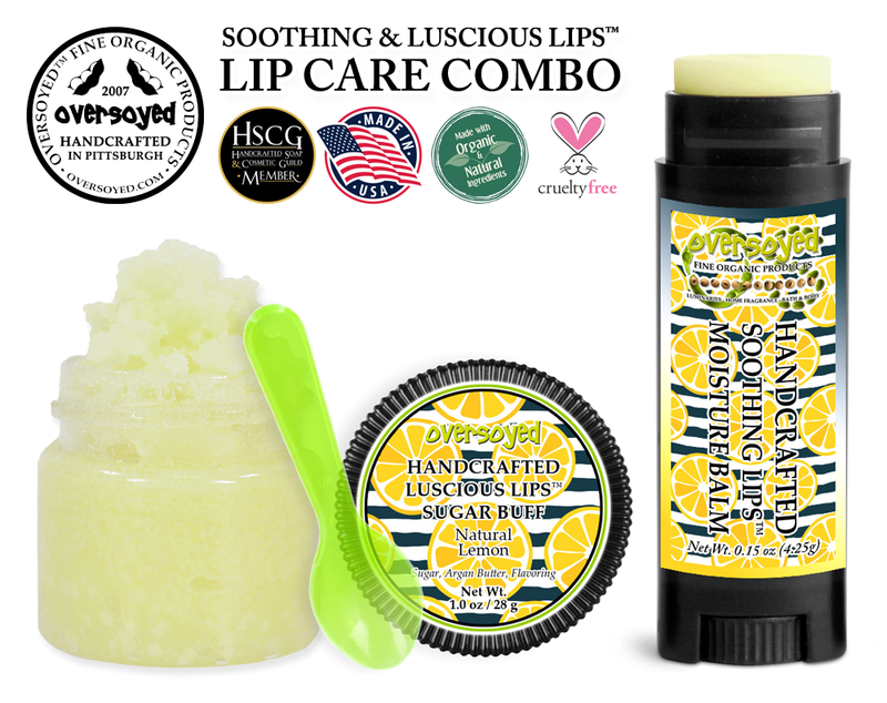 Natural Lemon Soothing & Luscious Lips™ Lip Care Combo