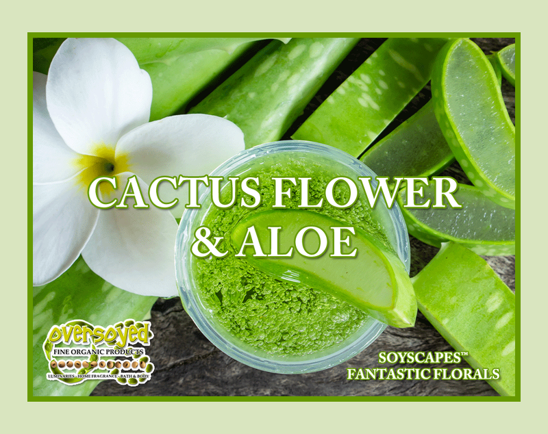 Cactus Flower & Aloe Artisan Handcrafted Whipped Shaving Cream Soap