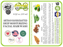 Apple Balsam Pine Artisan Handcrafted Facial Hair Wash