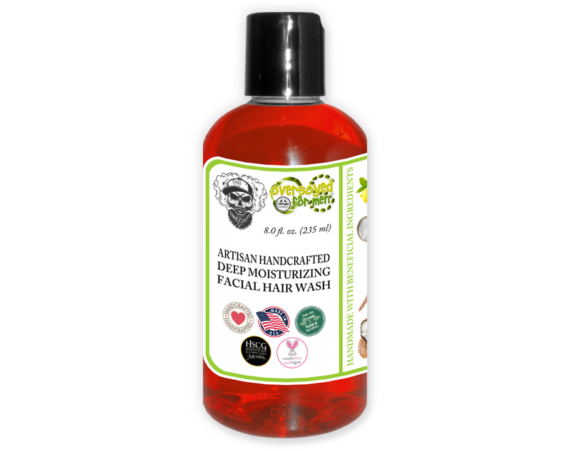 Peppermint Candy Artisan Handcrafted Facial Hair Wash