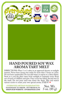 Green Clover & Aloe Artisan Hand Poured Soy Wax Aroma Tart Melt