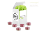 Pink Peony Petals Artisan Hand Poured Soy Tealight Candles