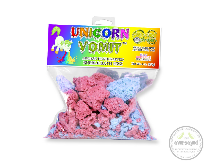 Jelly Doughnut Unicorn Vomit Bubble Bath Fizz