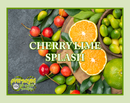 Cherry Lime Splash Artisan Hand Poured Soy Tumbler Candle