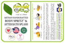 Peppermint Stick Artisan Handcrafted Body Spritz™ & After Bath Splash Mini Spritzer