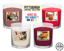 Pittsburgh Heritage Collection - Yinz Hungry? Series - Hand Poured Soy Tumbler Candle Mini Set 01