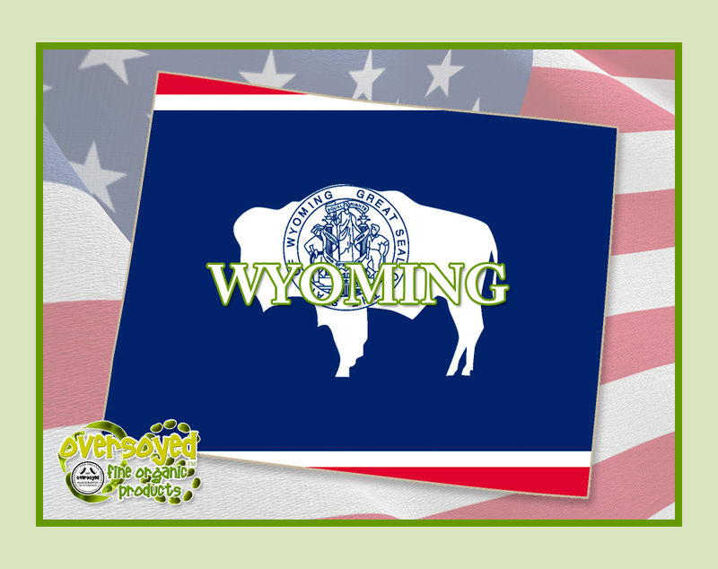 Wyoming The Equality State Blend Artisan Handcrafted Natural Organic Eau de Parfum Solid Fragrance Balm