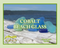 Cobalt Beach Glass Artisan Handcrafted Natural Organic Extrait de Parfum Roll On Body Oil