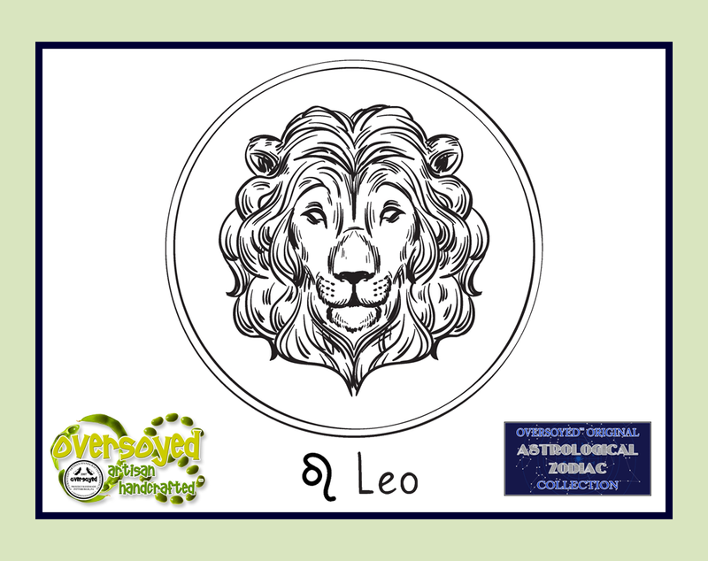 Leo Zodiac Astrological Sign Artisan Handcrafted Facial Hair Wash