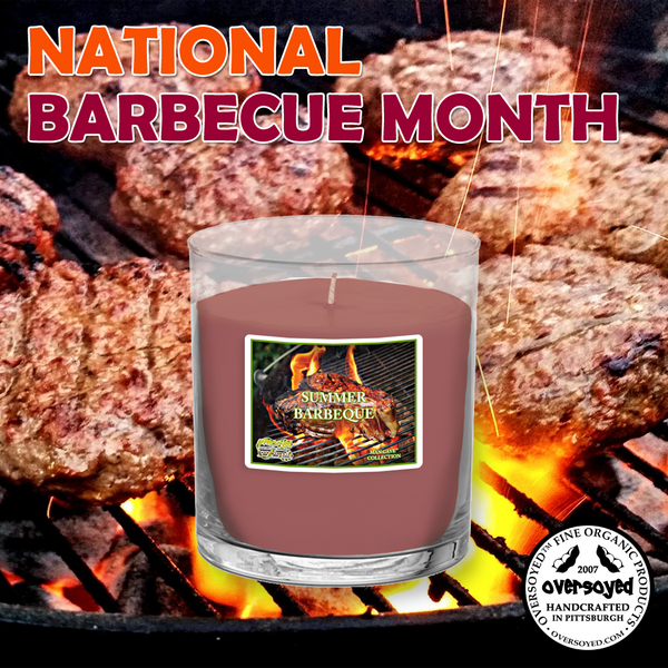 National BBQ Month - OverSoyed Summer Barbeque Man Cave Man Candle