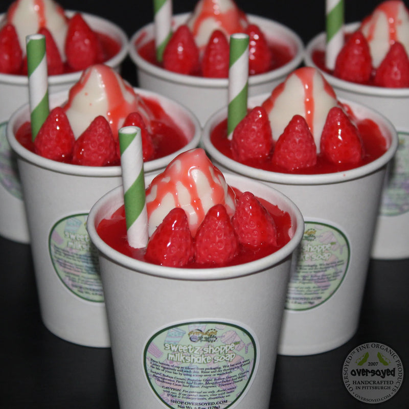 Indulge in a Bath Time Delight with OverSoyed™ Sweetz Shoppe™ Milkshake Soaps — Now 25% OFF!