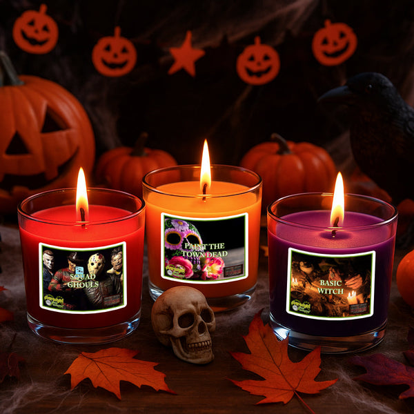 OverSoyed Artisan Handcrafted Products - Halloween Hauntings Candle Collection