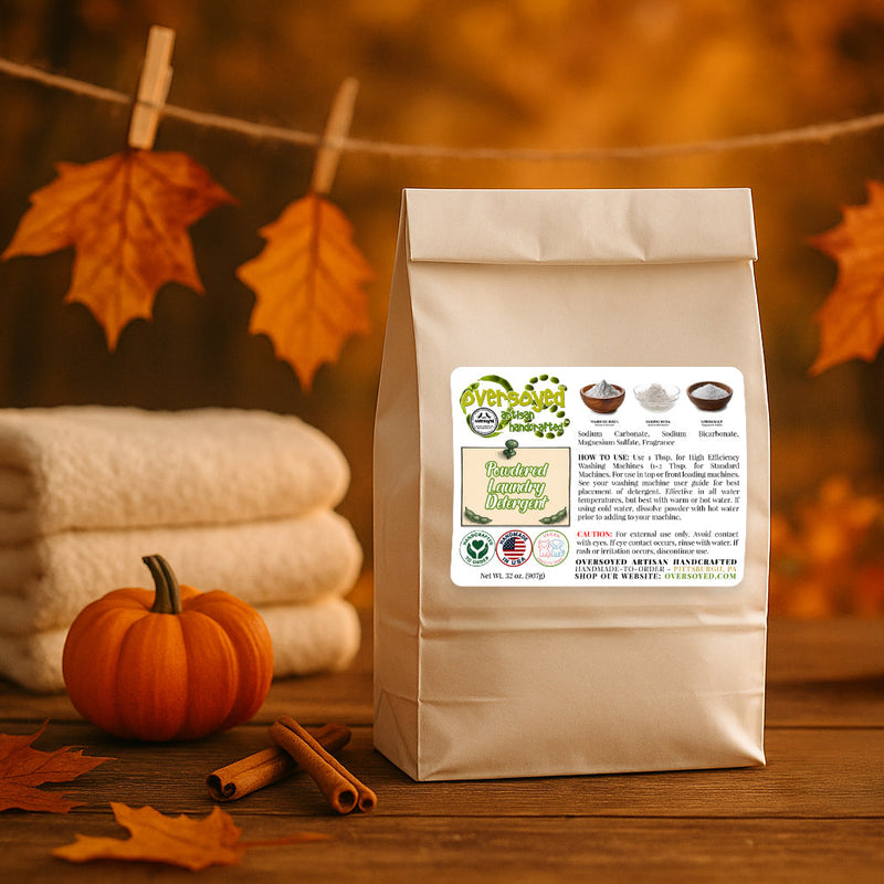 OverSoyed Artisan Handcrafted - Natural Powdered Laundry Detergent