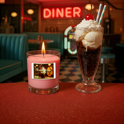 OverSoyed Artisan Handcrafted Products - Hand Poured Soy Tumbler Candles - Time Warp Retro Collection