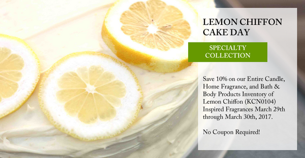 OverSoyed Fine Organic Products - National Lemon Chiffon Cake Day Collection