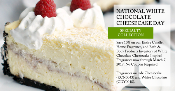 OverSoyed Fine Organic Products - National White Chocolate Cheesecake Day Collection