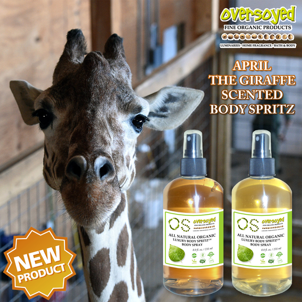 New Product - April The Giraffe Body Spray