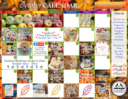 OverSoyed Fine Organic Products - October 2020 Marketing Calendar
