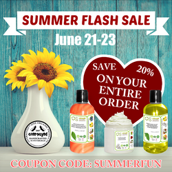 OverSoyed Fine Organic Products - Summer Flash Sale