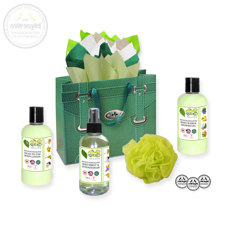 OverSoyed Fine Organic Products - Body Basics Artisan Handcrafted Bath & Beauty Care Gift Set