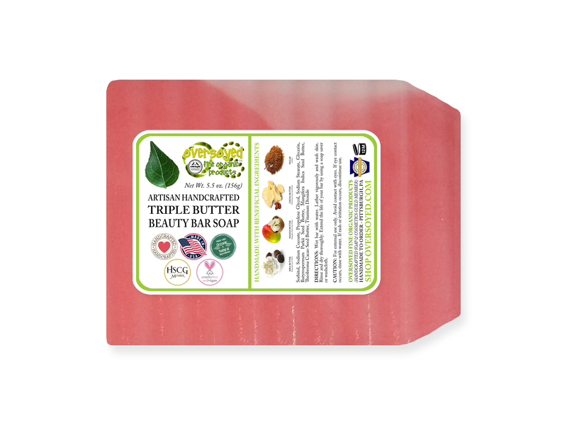 Seductive Apple Artisan Handcrafted Triple Butter Beauty Bar Soap