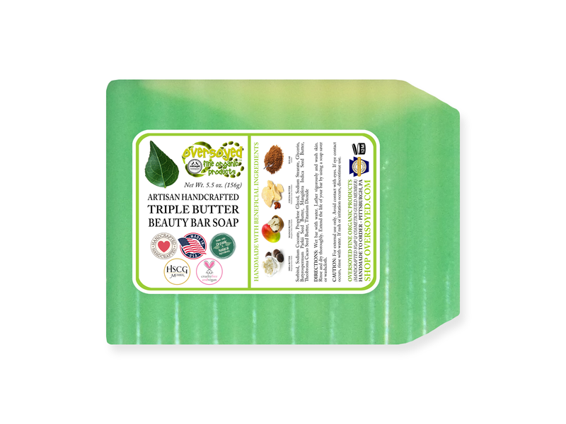 Aloe Water & Cactus Artisan Handcrafted Triple Butter Beauty Bar Soap