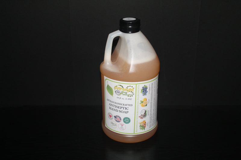 Mandarin Spice Cake Handcrafted Natural Antiseptic Liquid Hand Soap