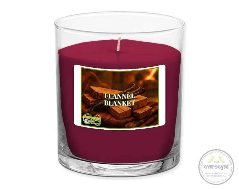 Flannel Blanket Artisan Hand Poured Soy Tumbler Candle