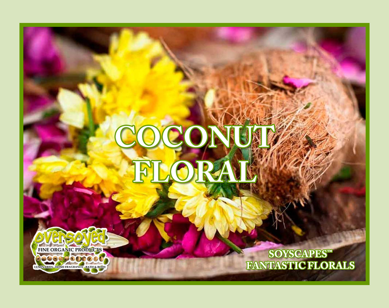 Coconut Floral Artisan Hand Poured Soy Tumbler Candle