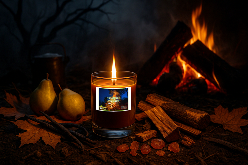 Campfire Stories Artisan Hand Poured Soy Tumbler Candle