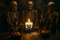 Skeleton Party Artisan Hand Poured Soy Tumbler Candle