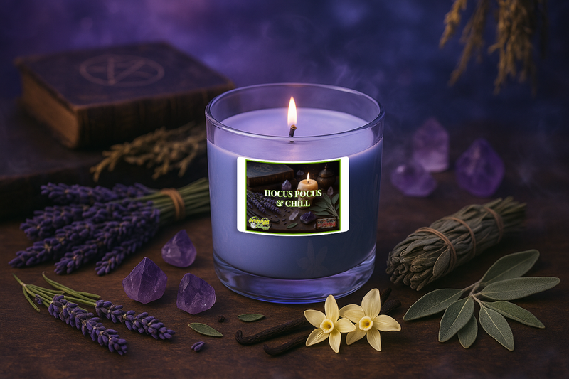 Hocus Pocus & Chill Artisan Hand Poured Soy Tumbler Candle