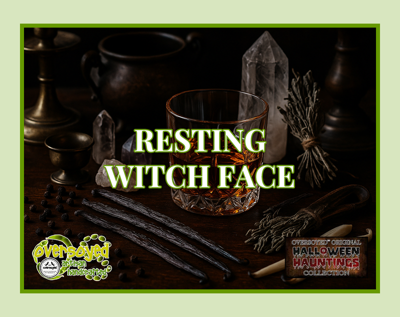 Resting Witch Face Artisan Hand Poured Soy Tumbler Candle