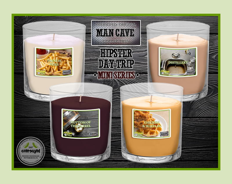 Hipster Day Trip OverSoyed™ Original Man Cave™ Man Candle Series Mini Collection