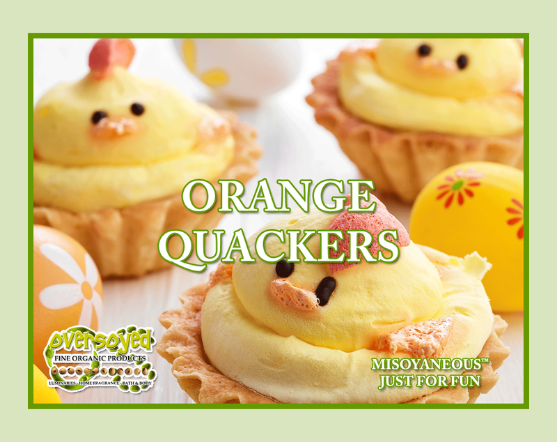 Orange Quackers Artisan Handcrafted Fluffy Whipped Cream Bath Soap