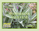 Shimmering Sage Leaf Artisan Handcrafted Triple Butter Beauty Bar Soap