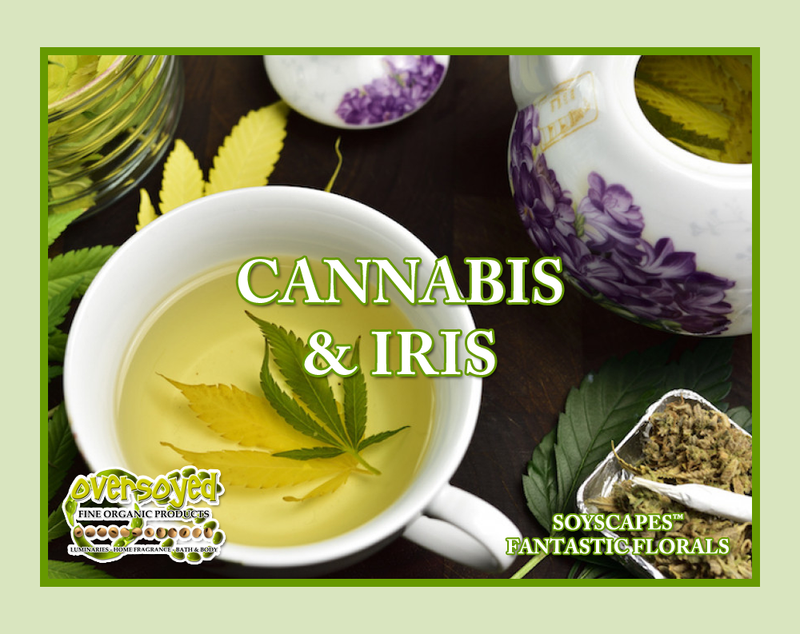 Cannabis & Iris Artisan Hand Poured Soy Tumbler Candle