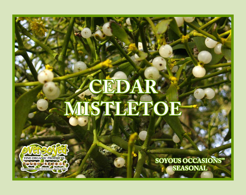 Cedar Mistletoe Artisan Hand Poured Soy Tumbler Candle