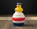 Star Spangled Awesome - Cherry Pie Scented Soap Cupcake