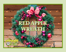 Red Apple Wreath Artisan Handcrafted Fluffy Whipped Cream Bath Soap