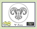 Aries Zodiac Astrological Sign Hand Poured Soy Tumbler Candle