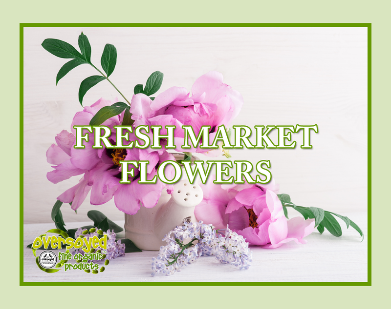 Fresh Market Flowers Artisan Handcrafted Natural Organic Extrait de Parfum Roll On Body Oil