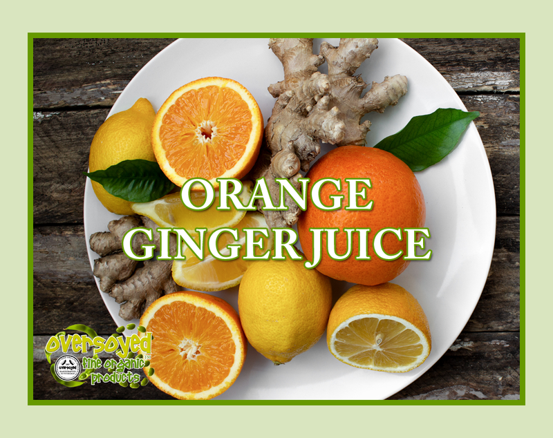 Orange Ginger Juice Artisan Handcrafted Spa Relaxation Bath Salt Soak & Shower Effervescent