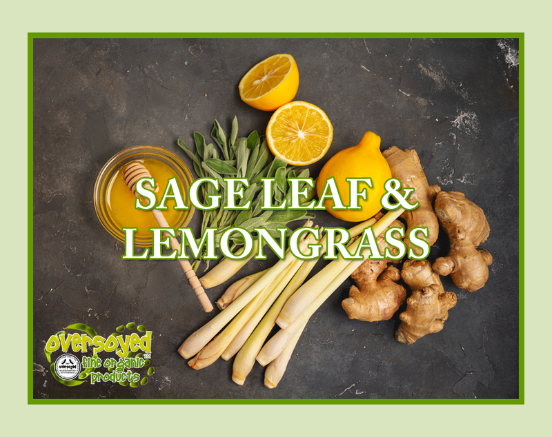 Sage Leaf & Lemongrass Artisan Handcrafted Bubble Bar Bubble Bath & Soak